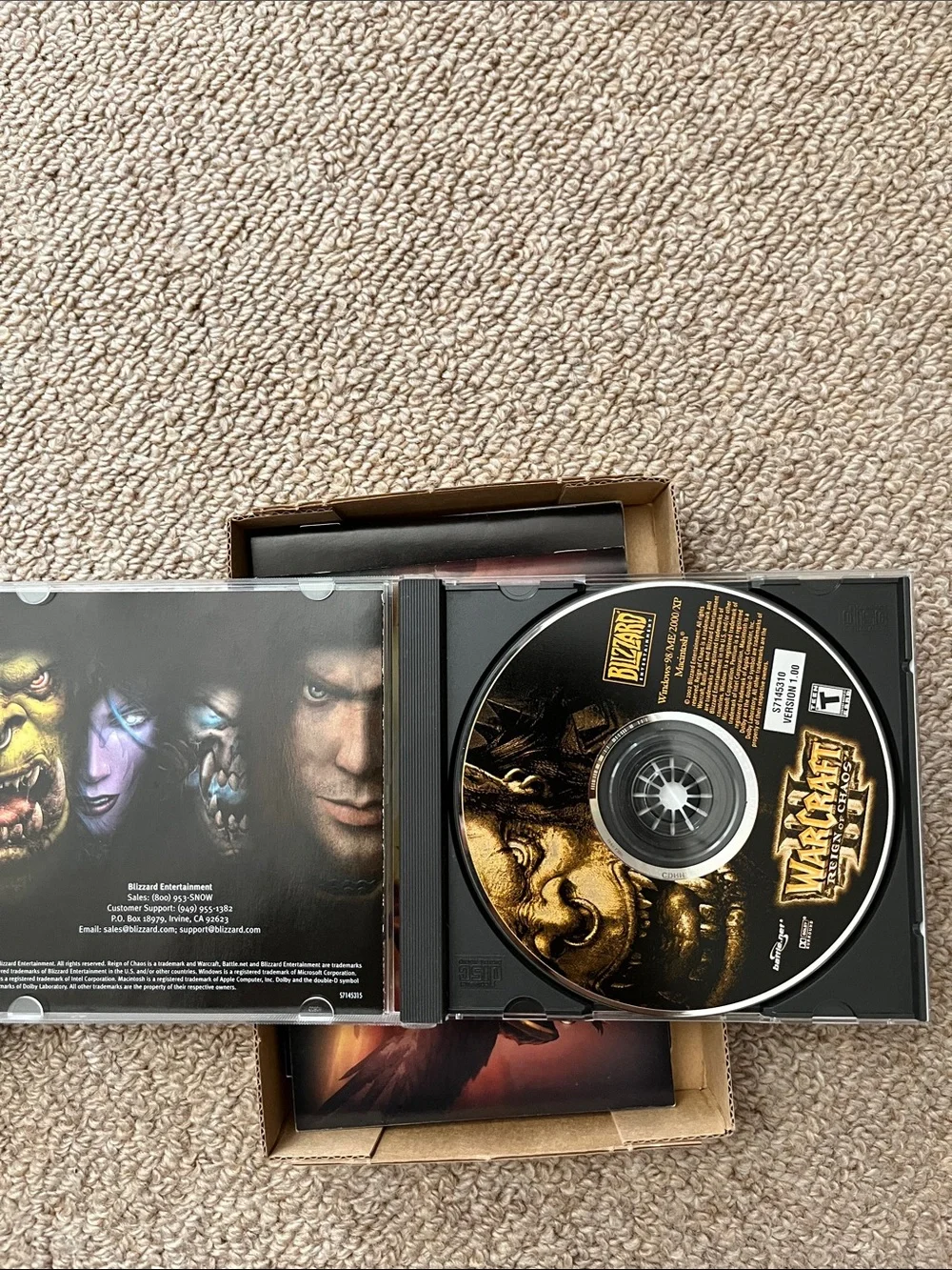 Warcraft III: Reign of Chaos - Black Cover